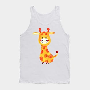 Giraffe body Watercolor Tank Top